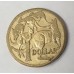 AUSTRALIA . UNDATED . ONE 1 DOLLAR COIN . ERROR . BLANK ON ONE SIDE